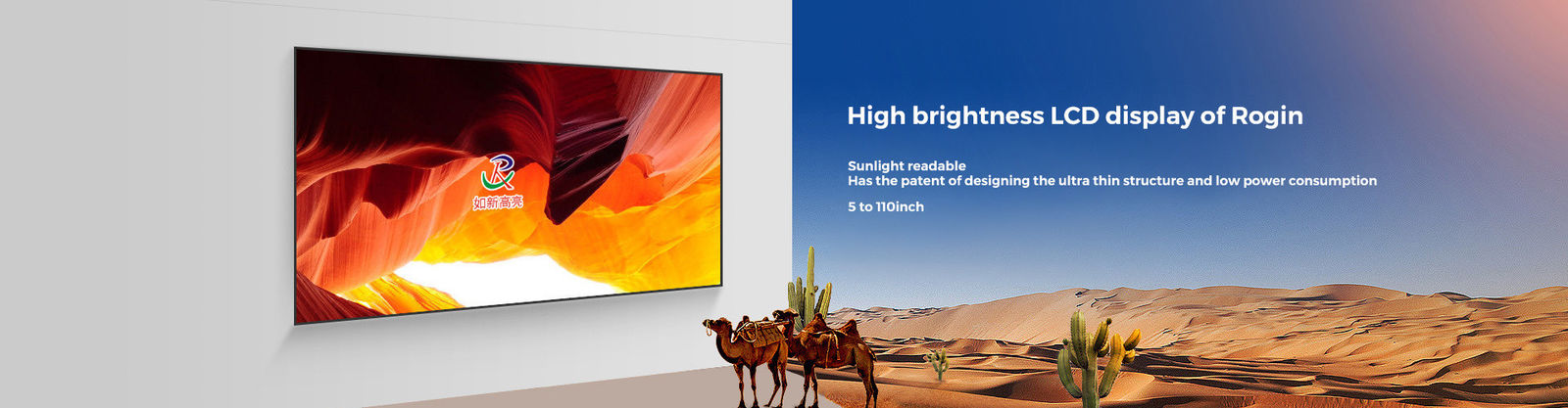 Υψηλή επίδειξη φωτεινότητας LCD