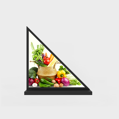 Διαφημιστική μηχανή LCD 13,14 ιντσών Triangle LCD με λύση συστήματος Android