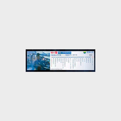 38 ιντσών Τύπος μπάρας TFT LCD Διαφήμιση εσωτερική και εξωτερική εφαρμογή μεταφοράς λεωφορείων