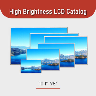 10.1-98" Μέγεθος οθόνης Υψηλή φωτεινότητα LCD οθόνη με 700-5000 Typ. φωτεινότητα