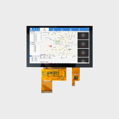 5.0 ίντσες Μέση και Μικρή οθόνη LCD 800×480 RGB 500 Nits Οθόνη με πίνακα αφής
