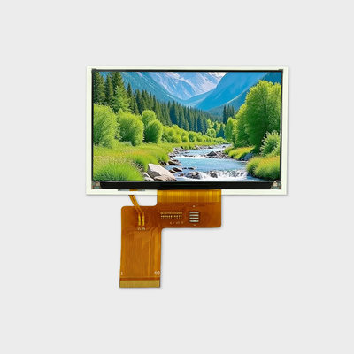 Λύση μικρής οθόνης LCD 4,3 ιντσών με υποστήριξη διασύνδεσης 800*480 RGB 1000 nits Φωτεινότητα