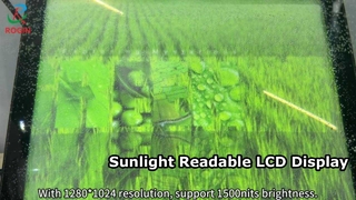 Οθόνη LCD 19 ιντσών αναγνώσιμη από το φως του ήλιου 800 Nits