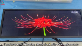 Οθόνη LCD τύπου ράβδου Rogin 24,8 ιντσών για βιτρίνα λιανικής